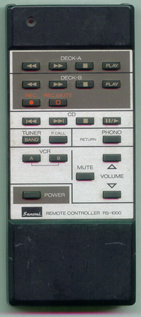 SANSUI RS-1000 RS1000 Genuine  OEM original Remote