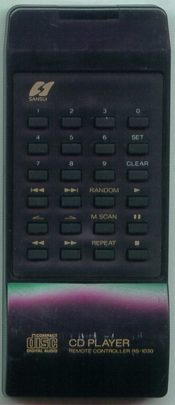 SANSUI RS-1030 RS1030 Refurbished Genuine OEM Original Remote
