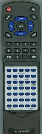 SANSUI 07640KL010 07640KL010 replacement Redi Remote
