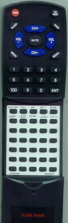 SANSUI 076N0DW040 076N0DW040 replacement Redi Remote