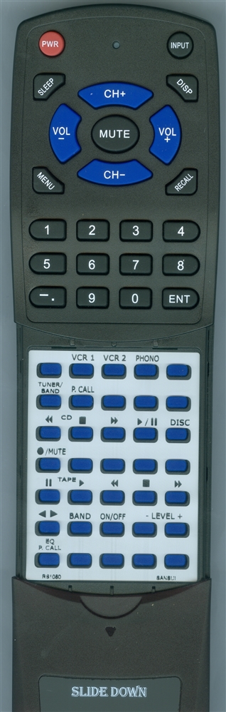 SANSUI RS-1080 RS1080 replacement Redi Remote