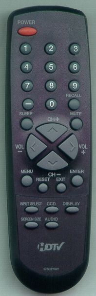 SANSUI 076E0PV021 Genuine OEM Original Remote