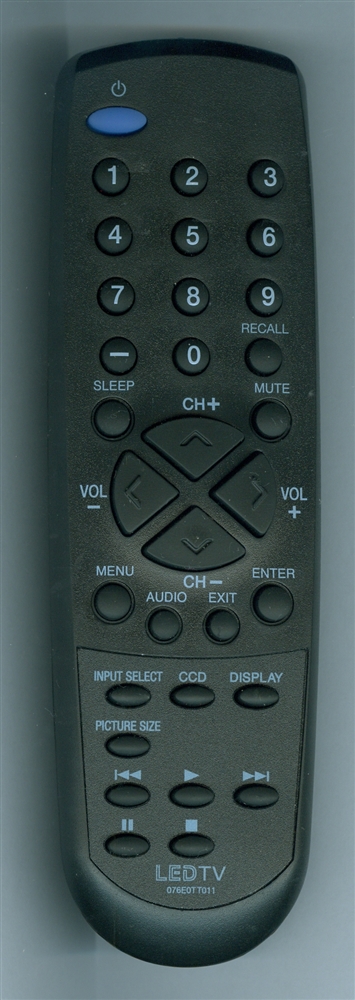 SANSUI 076E0TT011 Genuine  OEM original Remote