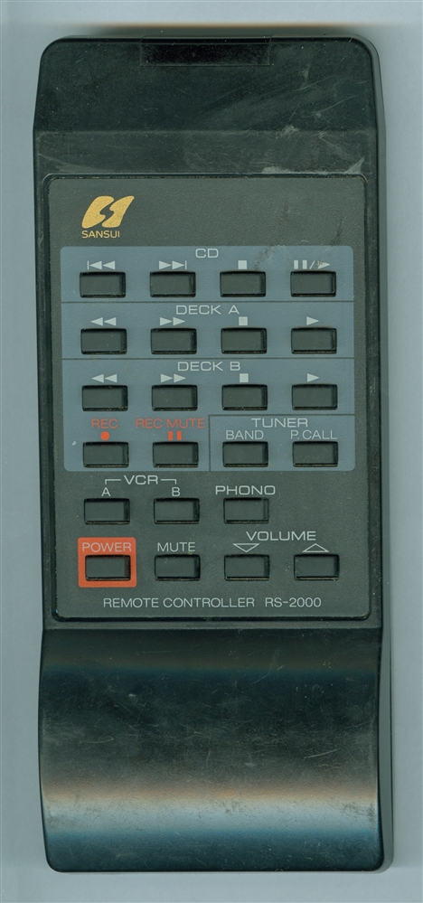 SANSUI RS-2000 Genuine OEM Original Remote