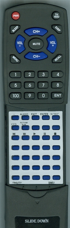 SANSUI 076K0UT011 replacement Redi Remote