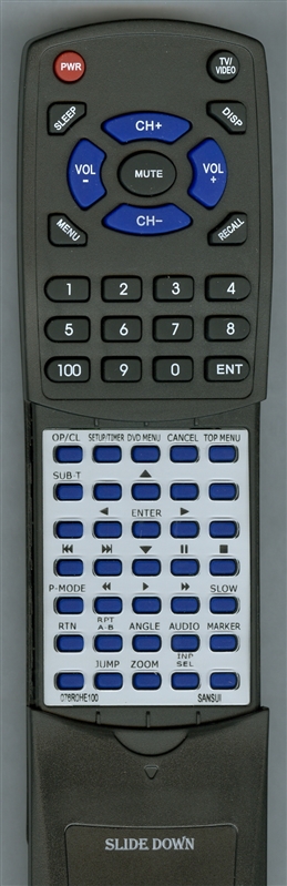 SANSUI 076R0HE100 replacement Redi Remote