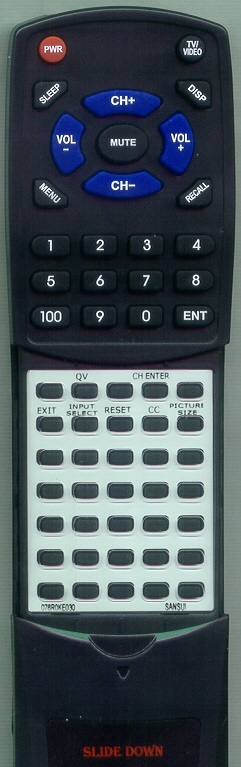 SANSUI 076R0KE030 replacement  Redi Remote