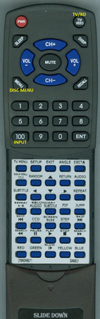 SANSUI 076R0RB011 replacement Redi Remote