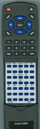 SANSUI 076R0TA021 replacement Redi Remote
