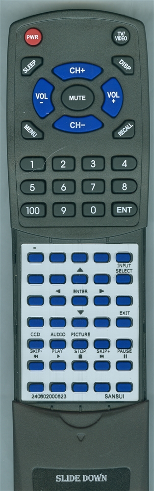 SANSUI 240602000523 replacement Redi Remote