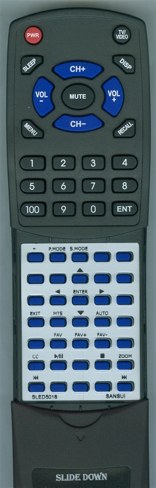 SANSUI RCS00001 replacement Redi Remote