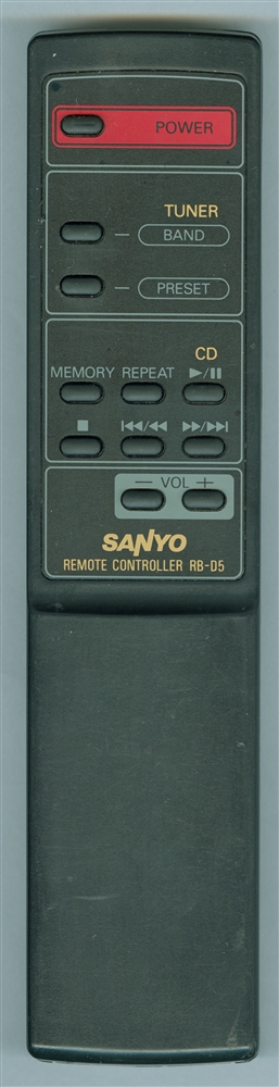 SANYO 614 252 1311 Refurbished Genuine OEM Original Remote