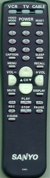 SANYO 645 032 6165 FXPL Genuine  OEM original Remote