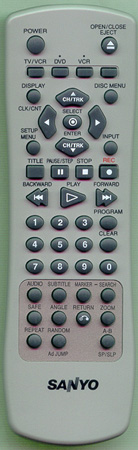 SANYO 6711R1N160B Genuine  OEM original Remote