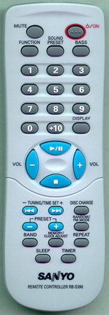 SANYO AWM2800 Genuine  OEM original Remote