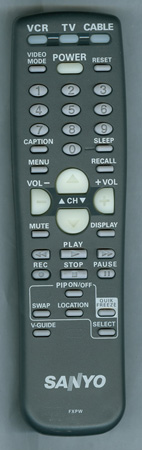 SANYO FXPT FXPT Genuine OEM original Remote