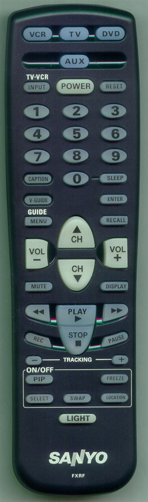 SANYO FXRF FXRF Refurbished Genuine OEM Original Remote