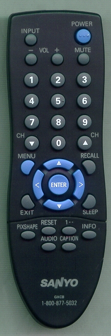 SANYO HT30547 GXCB Refurbished Genuine OEM Original Remote