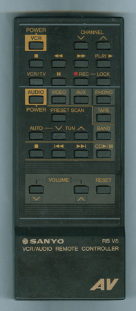 SANYO RBV8 RBV8 Genuine  OEM original Remote