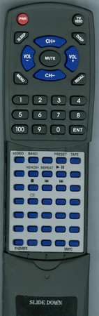 SANYO 614 254 5676 RBD10 replacement Redi Remote