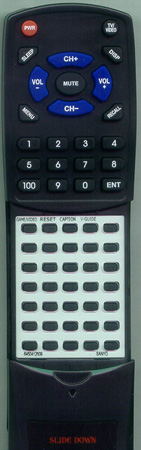SANYO 645 041 2509 FXMP replacement Redi Remote
