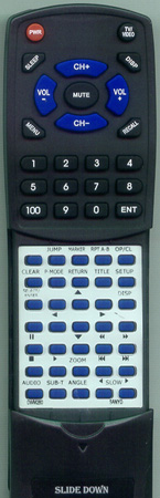 SANYO DWM280 076N0EJ090 replacement Redi Remote