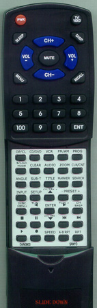 SANYO DWM3900 replacement Redi Remote