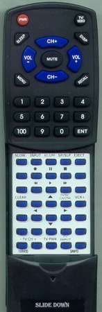 SANYO VWM400 B30801 replacement Redi Remote