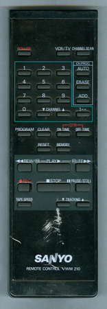SANYO VWM210 VWM210 Genuine  OEM original Remote