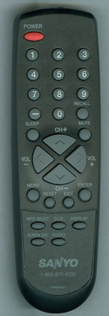 SANYO 076E0RU011 Genuine OEM original Remote