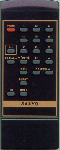 SANYO 610 213 1710 Refurbished Genuine OEM Original Remote