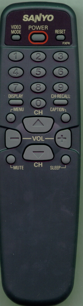SANYO 645 012 6420 FXFK Genuine  OEM original Remote