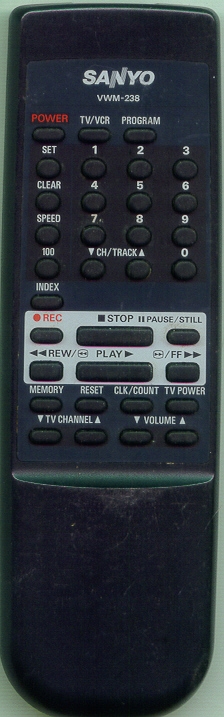 SANYO 645 014 6183 VWM-238 Genuine OEM original Remote