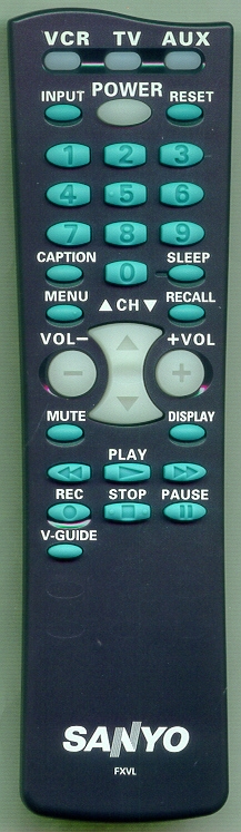 SANYO 645 053 8698 FXVL Genuine  OEM original Remote