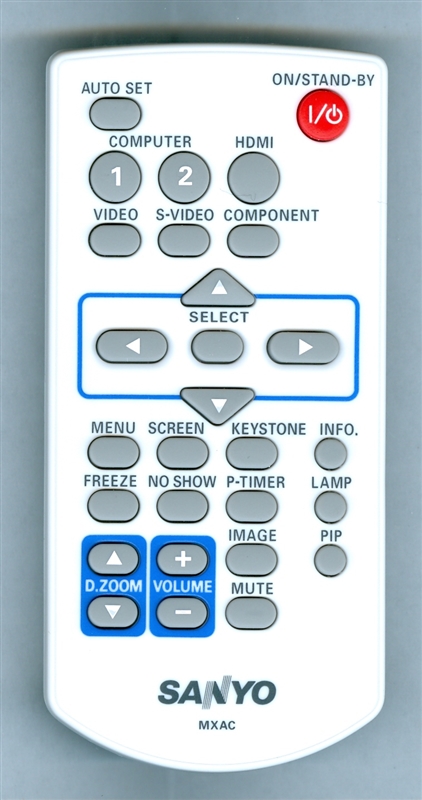 SANYO 645 099 3190 MXAC Genuine OEM original Remote