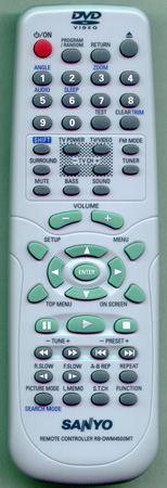 SANYO DWM4500 RB-DWM4500MT Genuine  OEM original Remote