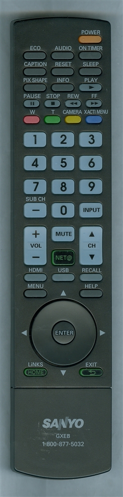 SANYO GXEB GXEB Genuine OEM original Remote
