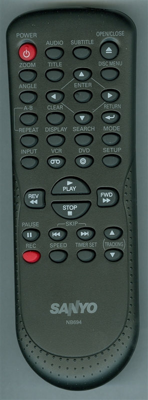 SANYO NB694UH NB694 Genuine OEM original Remote