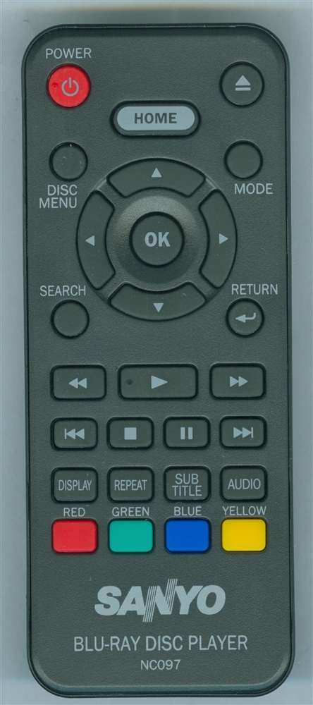 SANYO NC097UL NC097 Genuine OEM original Remote