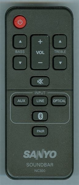 SANYO NC300UH NC300 Genuine OEM original Remote