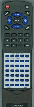 SANYO 076E0RU011 replacement Redi Remote