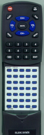 SANYO 645 012 6390 FXFJ replacement Redi Remote