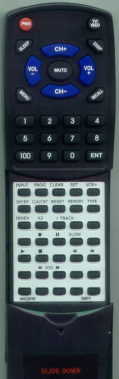 SANYO 645 022 8780 B19205 replacement Redi Remote