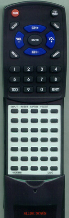 SANYO 645 053 8698 FXVL replacement Redi Remote