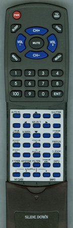 SANYO 645 102 4589 CXZL replacement Redi Remote