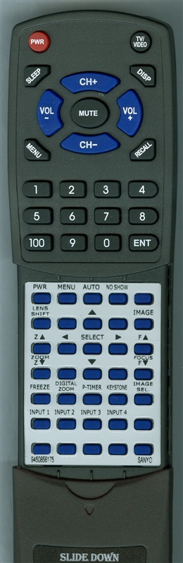 SANYO 945 085 6175 CXVC replacement Redi Remote