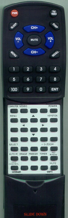 SANYO 945 086 4965 CXVM replacement Redi Remote