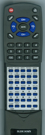 SANYO DWM395 RB-SL22 replacement Redi Remote