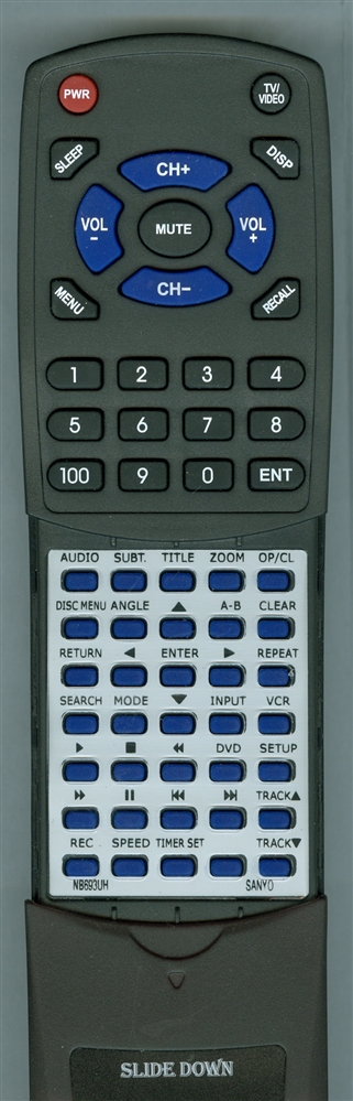 SANYO NB693UH NB693 replacement Redi Remote