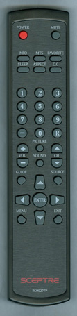 SCEPTRE RC00277P Genuine OEM original Remote